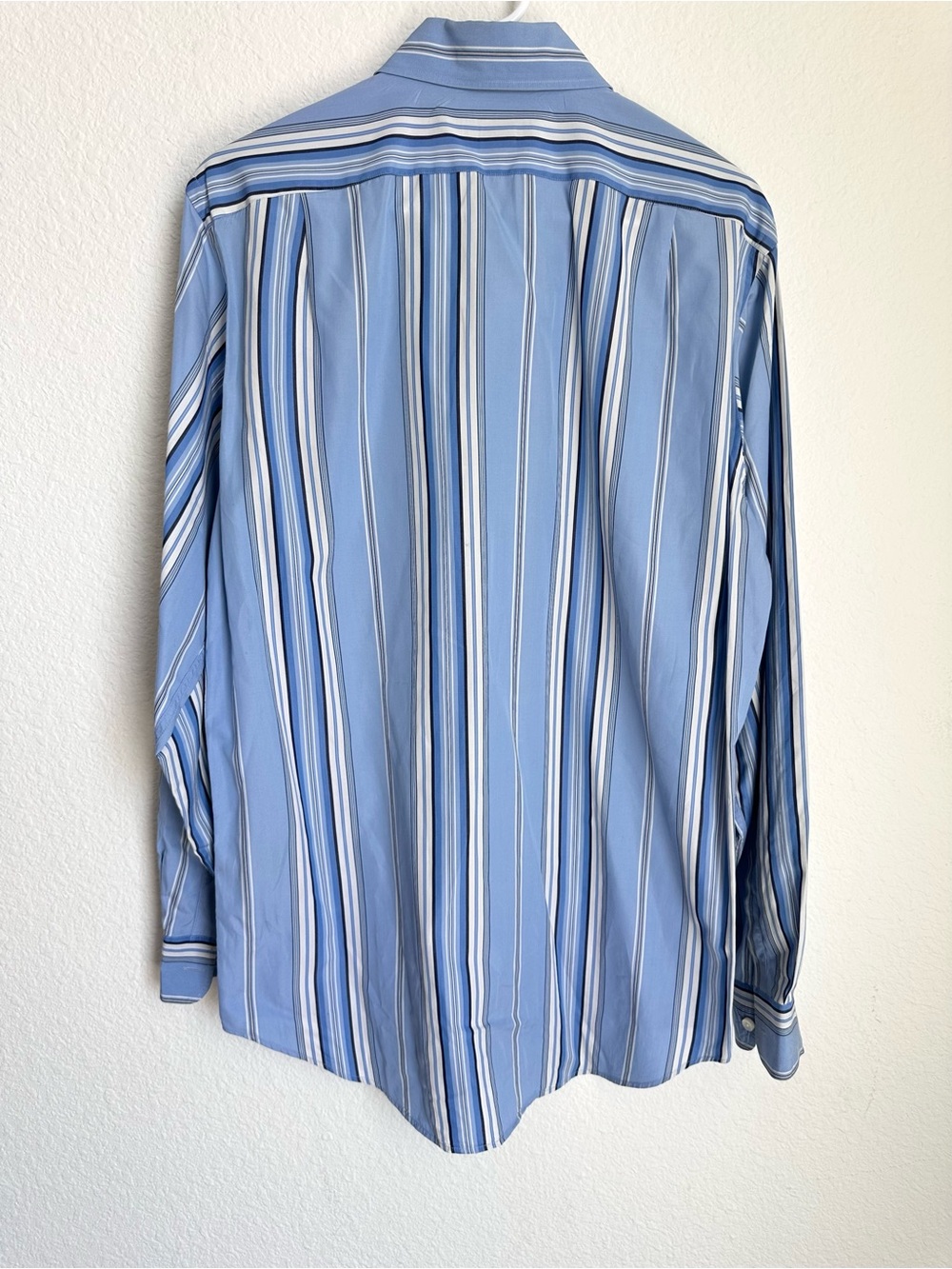 RALPH LAUREN Purple Label Men's Striped Button‎ Down cotton Shirt Size Medium - Picture 14 of 17